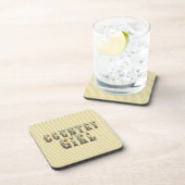 Dessous-de-verre Typographie des filles du pays (Côté Droit)