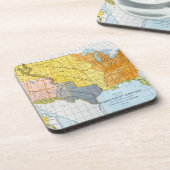 DESSOUS-DE-VERRE U.S. CARTE, 1776-1884 (Côté gauche)