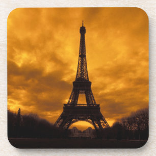 Dessous-de-verre UE, France, Paris.  Tour Eiffel.