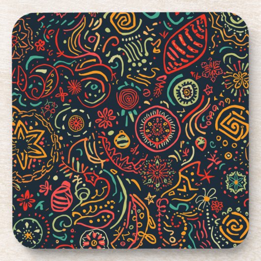 Dessous-de-verre Un abstrait néon (Devant)