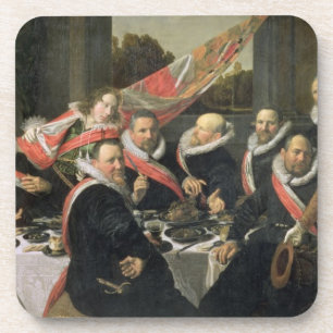 Dessous-de-verre Un banquet des dirigeants de St George Militi