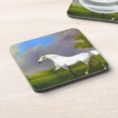 Dessous-de-verre Un cheval gris par George Stubbs (Côté gauche)