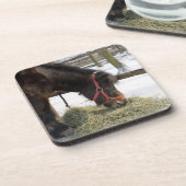 Dessous-de-verre Un cheval indigène à l'origine du Gotland où (Côté gauche)