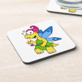 Dessous-de-verre Un Dessin Fairysaur Dinosaur. (Côté gauche)