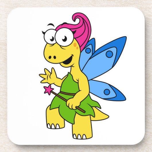 Dessous-de-verre Un Dessin Fairysaur Dinosaur. (Devant)