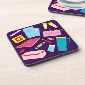 Dessous-de-verre Un enseignant moderne mignon doit avoir des fourni (Côté gauche)