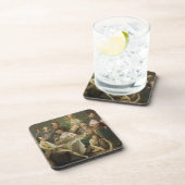 Dessous-de-verre Un groupe de caricature, c.1776 (huile sur la (Côté Droit)