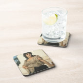 Dessous-de-verre Un guerrier juste (huile sur la toile) (Côté Droit)