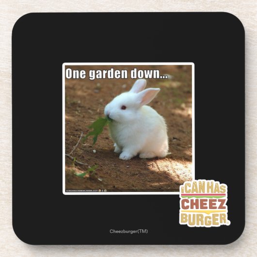 Dessous-de-verre Un jardin Down� (Devant)