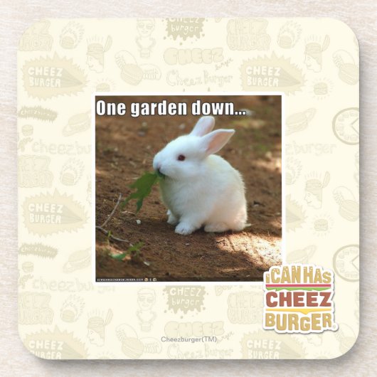 Dessous-de-verre Un jardin Down� (Devant)