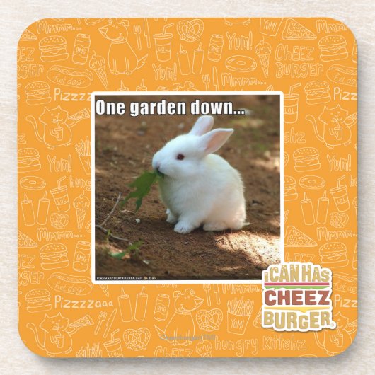 Dessous-de-verre Un jardin Down� (Devant)