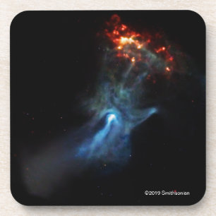 Dessous-de-verre Un jeune pulsar montre sa main