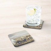 Dessous-de-verre Un jour chaud dans les batteries, plat 'de Seat o (Côté Droit)