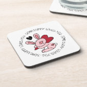 Dessous-de-verre Un Lapin T'Aime (Côté gauche)