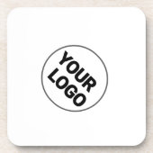 Dessous-de-verre Un logo personnalisé simple et élégant ici compagn (Devant)