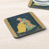 Dessous-de-verre Un mollah se prosternant devant un homme dans la (Côté gauche)