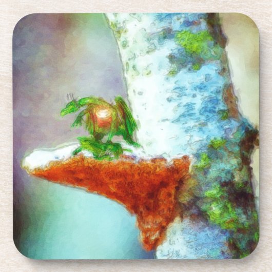 Dessous-de-verre Un Petit Dragon Dort (Devant)