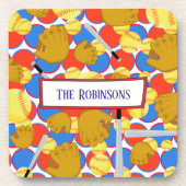 Dessous-de-verre Un softball sympa (Devant)