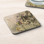 Dessous-de-verre Une carrière en pierre, 1833 (litho de couleur) (Côté gauche)