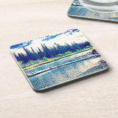 Dessous-de-verre Une Forêt Sauvage Canadienne Majestueuse. Commande (Côté gauche)