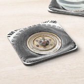 Dessous-de-verre Une Mauvaise Attitude Comme Un Pneu Plat (Côté gauche)