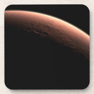 Dessous-de-verre Une Partie De Mars À La Limite De La Lumière Et De
