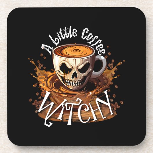 Dessous-de-verre Une Petite Sorcière de Café (Devant)