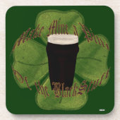 Dessous-de-verre Une pinte du truc noir (Devant)