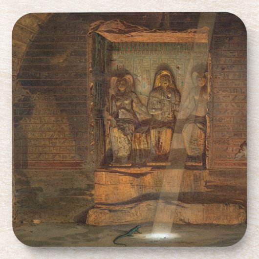 Dessous-de-verre Une tombe à EL-Kab, une de 24 illustrations (Devant)