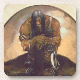 Dessous-de-verre Une vieille montagne Troll