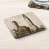 Dessous-de-verre Une volée de voler d'oiseaux (Côté gauche)