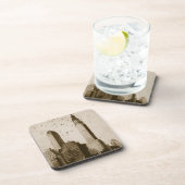 Dessous-de-verre Une volée de voler d'oiseaux (Côté Droit)