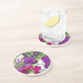 Dessous de verre uniques de fleur (Côté)