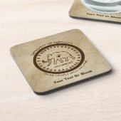 Dessous-de-verre Université de Beringia Mammoth (Côté gauche)