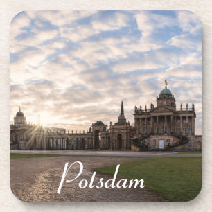 Dessous-de-verre Université de Potsdam au coucher du soleil en Alle