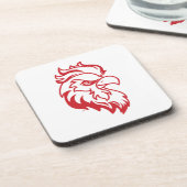 Dessous-de-verre Université d'État de Jacksonville Gamecocks Red ga (Côté gauche)