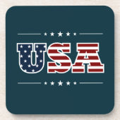 Dessous-de-verre USA Beverage Coaster (Devant)
