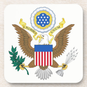 Dessous-de-verre USA Coat of Arms coastercn