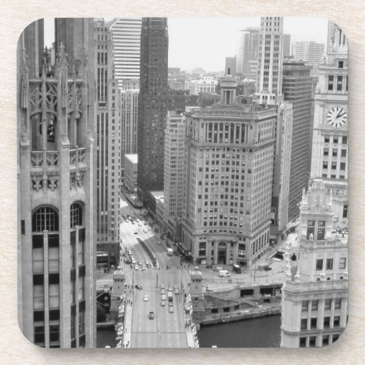 Dessous-de-verre USA, IL, Chicago, Loop de l'hôtel (Devant)