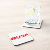 Dessous-de-verre "#USA" Joli design. Commandez dès maintenant (Côté Droit)
