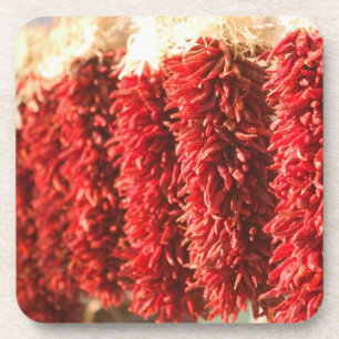 Dessous-de-verre USA, Nouveau Mexique, Père Noël Fe : Centre-vill