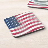 Dessous-de-verre USA Unites : Stripes & Stars en Gras Design (Côté gauche)