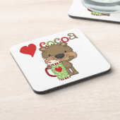 Dessous-de-verre Vacances d'amour de cacao d'ours (Côté gauche)