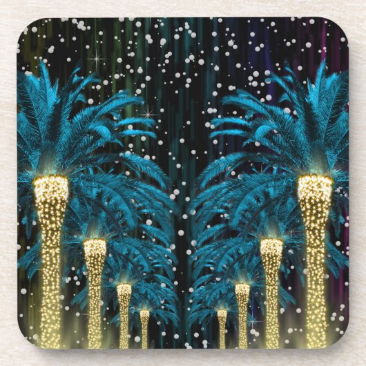 Dessous-de-verre Vacances Palme d'hiver (Devant)