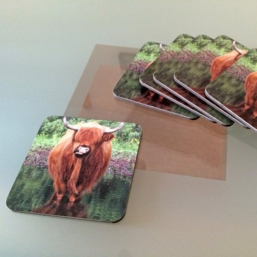 Dessous-de-verre Vache de Highland