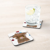 Dessous-de-verre Vache de Noël (Côté Droit)