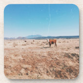 Dessous-de-verre Vache du désert (Devant)