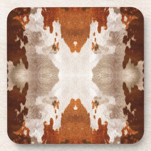 Dessous-de-verre Vache Kaleidoscope Cachée Motif (Devant)