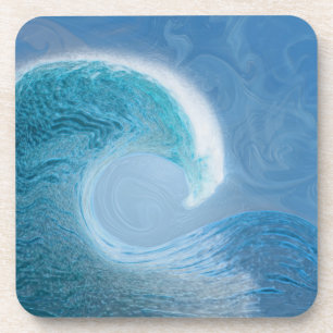 Dessous-de-verre Vague Bleue Artistique