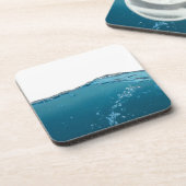 Dessous-de-verre Vague bleue claire (Côté gauche)